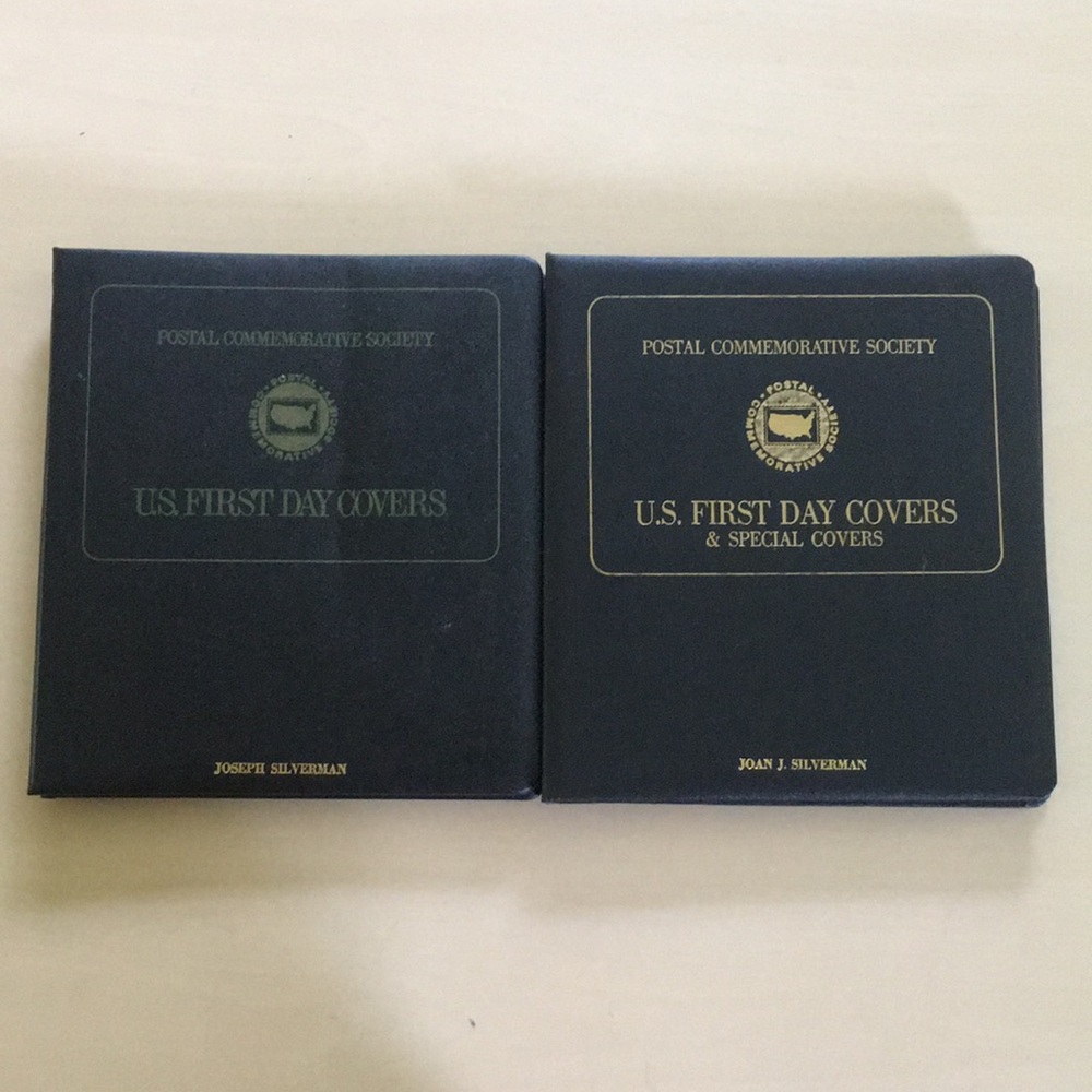 Postal commemorative society U.S. first day covers 1970-1975 Two Albums Space